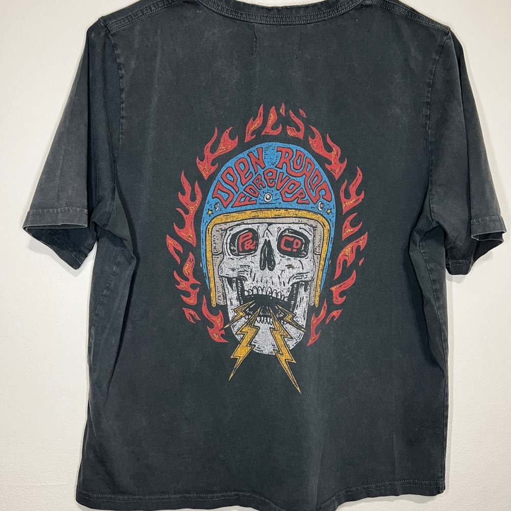 P&Co Open Roads Forever Acid Wash Tee
